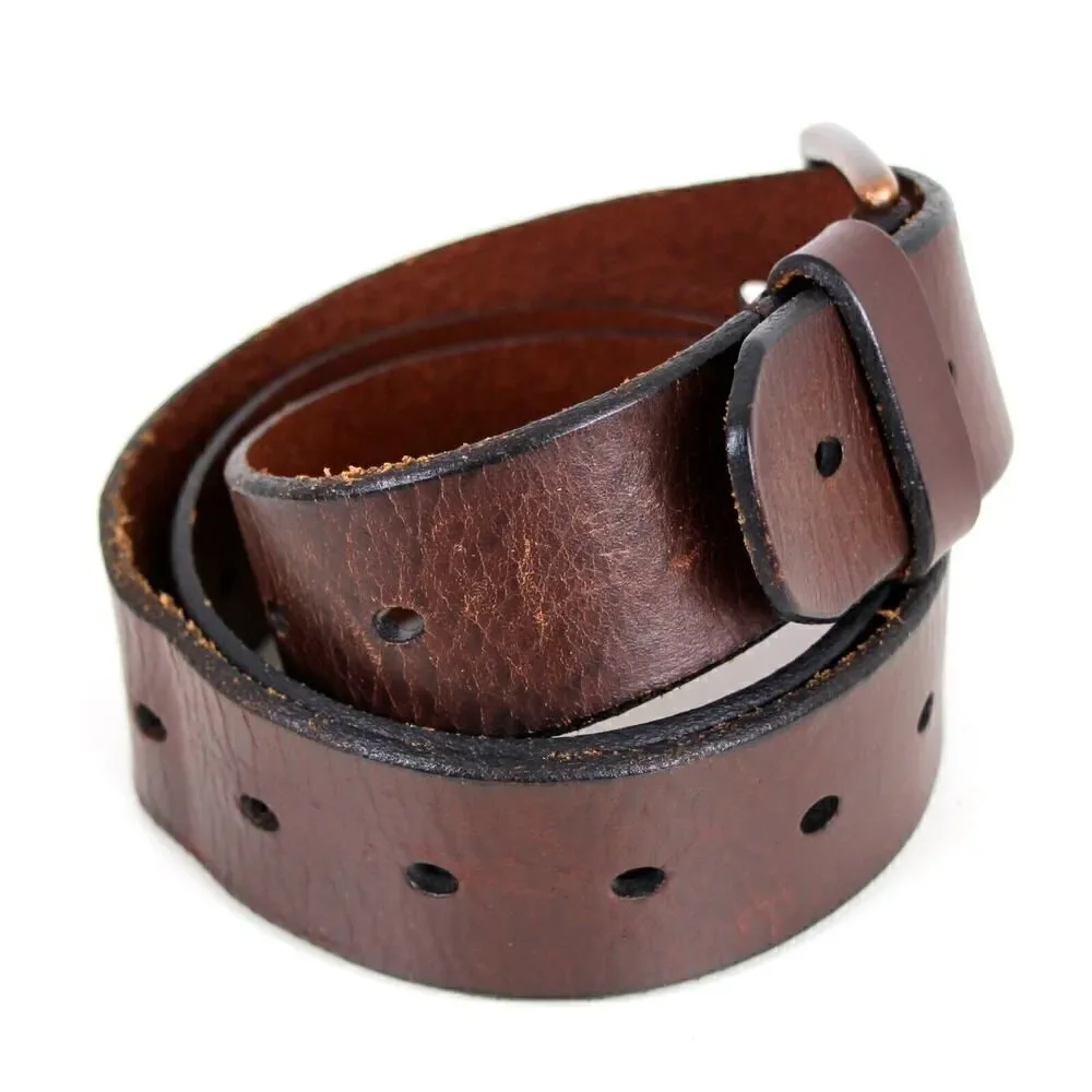 CLASSIC BROWN GENUINE LEATHER 1.5